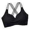 Fanville Naadloze Sport BH Elastische Geen Onderdraad Geen Beperking Cross Strap Vrouwen BH Ondergoed