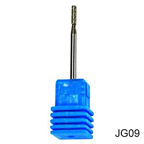 BlueShy9999 - Diamond Drill Bit 17 Type 3/32'' Milling Manicure Cutter for Pedicure Electric Machine Device Tool Nail Art Burr Drill CHJG01-17