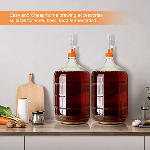 AIEVE Carboy Cap, 3 Pack Silicone Carboy Airlock Cap Fermentation Lids