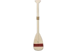 Hampton Nautical Paddle-24-103 Wooden Manhattan Beach Rowing Boat Paddle with Hooks 24" Decor-Nautical Home