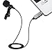 PChero Mic for Computer, USB Lavalier Clip-on Omnidirectional Condenser Microphone for Laptop PC MacBook, Ideal for Interviews, Skype, Audio Video YouTube Recording, QQ, MSN, Podcast