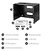 StarTech.com 8U Wall Mount Patch Panel Bracket - 13.75 inch Deep - 19