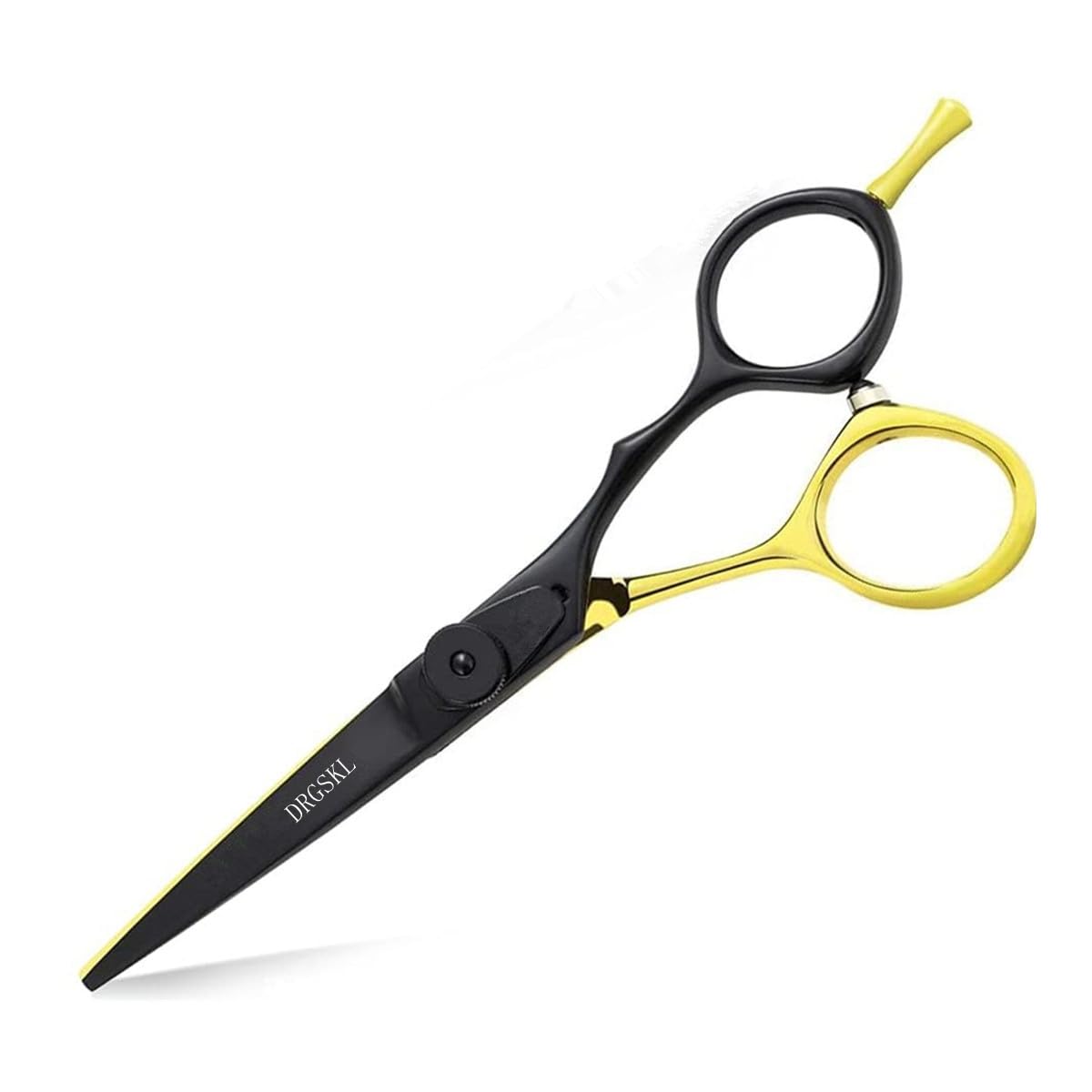 Professional Razor Edge Hair Cutting Scissors 5.5" Barber Thinning Shears (A-5.5-Gold Cutting Scissor)