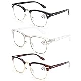 Rutony 3 Pack Blue Light Blocking Glasses Men