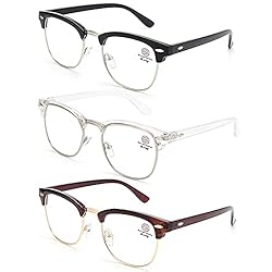 Rutony 3 Pack Blue Light Blocking Glasses Men