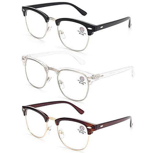 Rutony 3 Pack Blue Light Blocking Glasses Men