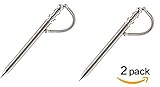 2x Fidget Think Ink Pen, Cubier Magnetic Hand Stress Relief Study Aid, Helps with ADHD and Stress, Improves Classroom Concentration - Premium Stainless Steel