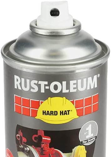 Rust-Oleum Hard Hat Topcoat Aerosol Anthracite Grey RAL 7016 Industrial Paint