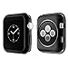 Apple Watch Case, UBOLE Scratch-resistant Flexible Lightweight Plated TPU Full Body Protective Case for iWatch Series 3, Series 2, series 1 (CLEAR+BLACK 42mm)