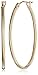 Amazon Collection 10k Gold Polished Hoop Earrings (1.1