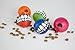 Rogz Fun Dog Treat Ball in various sizes and colors, Medium, Pink
