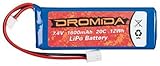 Dromida LiPo 2S 7.4V 1600mAh 20C BX MT SC 4.18 DIDC1134