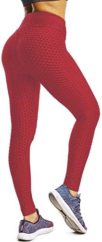 Butt Lifting Anti Cellulite Workout Leggings for Women High Waist Yoga Pants Running Sexy Tights