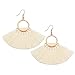 Beige Tassel Earrings