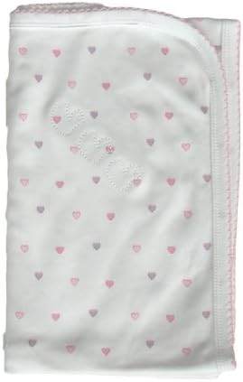 Noa Lily Blanket, Pink Hearts
