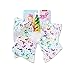 Jojo Siwa Large Rainbow Unicorn & Stars with Horn & Pom pom Hair Dance Fashion Bow