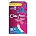 Carefree Panty Liners for Women, Long, Unwrapped, Unscented, 92ct | Pantiliners, Carefree Liners, Daily Liners for Women, Light Periods and Leaks, 8-Hour Odor Control | 92ct (Packaging May Vary)