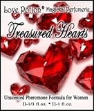 Love Potion®: Treasured Hearts ~ UNscented Pheromone Blend for Women - 1/3 Fl.oz. (10ml)