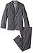 Isaac Mizrahi Boys' Textured 2pc Slim Fit Solid Suit