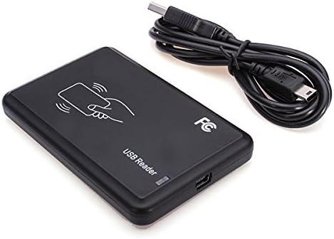 DollaTek 125Khz USB RFID Contactless Proximity Sensor Smart ID Card Reader EM4100, Black - Image 3
