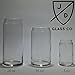 JD Glass Co. Glass Can 16 Ounce - 4 Pack
