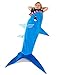 Echolife Shark Tail Blanket Super Soft Minky Shark Sleeping Bag for Kids Age 3-12 Years Old - Designed