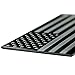 3D Metal American Flag Car Sticker Emblem for Auto, Bike, Truck, Car, and SUV (Black & Silver)