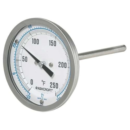 Dial Thermometer, 10 to 290 deg. C