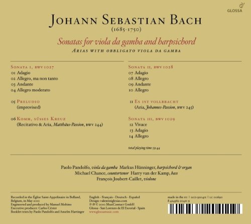 Sonatas for Viola Da Gamba & Harpsichord / Arias