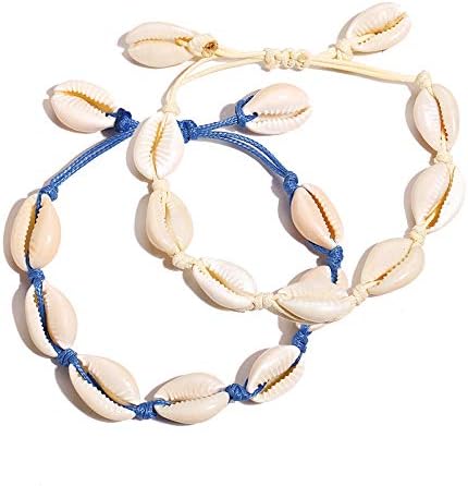 17KM Natural Cowrie Shell Bracelet for Women Boho Jewelry Rope Braided Wave Bracelet for Girls Fashion Gifts 2019 Friendship