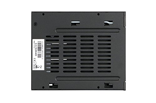 ICY DOCK Dual Bay 2.5 to 3.5 SATA / SAS SSD/ HDD Trayless Hot-swap Dock / Mobile Rack For 3.5 Drive Bay - flexiDOCK MB522SP-B