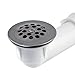 American Valve TD1BNTL 1-1/2 Inch White Brushed Nickel Bath Drain Trip Lever Poly Pipe Trim
