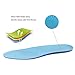 GEL Sports Orthotics Insoles - Against Plantar Fasciitis Relieve Feet Pain, Heel Pain - Shock Absorption Full Length Performance Shoe Inserts for Women (Women's size 5-10)