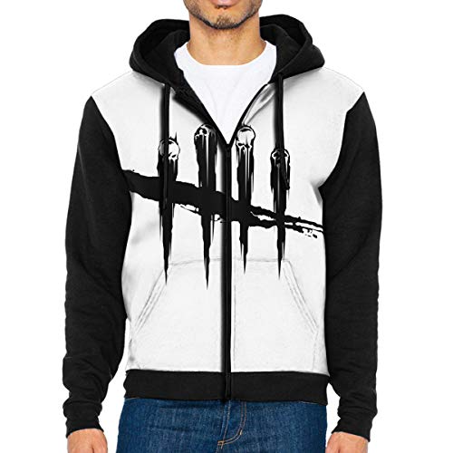 Wfire Mens Zipper Hoodie Dead By Daylight Hooded Sweatshirt