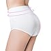 INNERSY Women's Underwear Cotton Briefs High Waisted Breathable Panties 5 Pack
