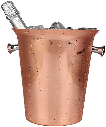 Compra Lcxligang Gran Capacidad del Cubo de Hielo de Oro Chapado de Oro