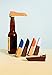 Areaware Bottle Opener, White Dipped Walnut