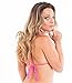 THE MESH KING Coqueta Swimwear Women's Brazilian Bikini Triangle Top Non Padded Sexy Separates