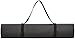 Amazon Basics 1/4-Inch Yoga and Exercise Mat with Carrying Strap, Black