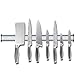 SET OF 2 - STRONG MAGNETIC KNIFE HOLDER, KITCHEN, GARAGE AND TOOL ORGANIZATION STRIP, 16 Inch, Stainless Steel and Aluminum, Includes Home Organizer eBook