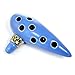 Ocarina of Time Replica by Songbird Ocarinas - 7 Hole- Alto C-OoT- Ceramic- Sweet Potato- Legend of Zelda flute - Triforce design -Link - Free Tutorial & Songbook Included
