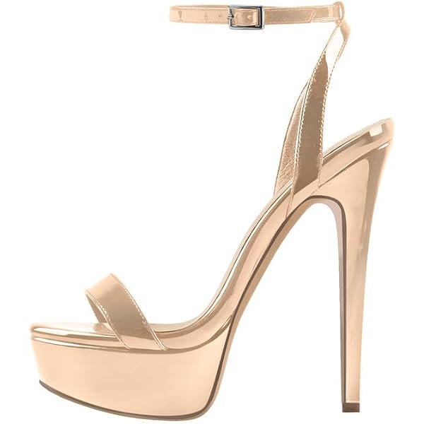 Sandalias De Tacón Alto Con Correa Cruzada En El Tobillo Para Mujer, Tacones De Aguja Sin