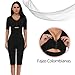 MISS MOLY Women's Post Surgery Body Shaper Fajas Colombianas Arm Compression Vest Full Body Shaper L Black
