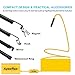 WiFi Endoscope Camera,1200P Semi-Rigid Wireless Endoscope Inspection Camera IP68 Waterproof USB Borescope Camera HD Snake Camera for Android,iPhone, Samsung,Tablet by Apexflux (Yellow)