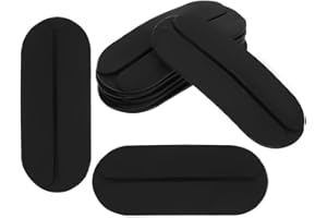 BUTIFULSIC 8pcs Black Silicone Shoulder Strap Pads Invisible Non-slip Bras Shoulder Cushions for Dress Straps