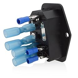URBEST Male Power Socket 10A 250V Inlet Module Plug