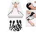 Bed Restraints Straps, Adult SM Toys with Soft and Comfortable Cuffs for Couples Pleasure - Adjustable Straps Fit Almost Any Size Mattress, Black Adult Toys