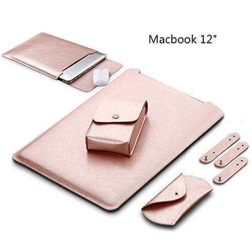    GenorthÂ® Macbook Air 12 inch Soft Sleeve Leather Case