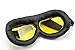 SAYFUT Sports Vintage Pilot Style Motorcycle Cruiser Scooter Goggle Yellow Lens