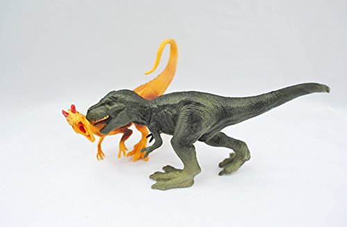 Jazzoo Realistic Dinosaur Figures for Kids, 12 Piece Plastic Dinosaur Playset - Thumbnail 7